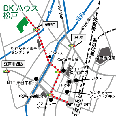 DKハウス松戸　マップ